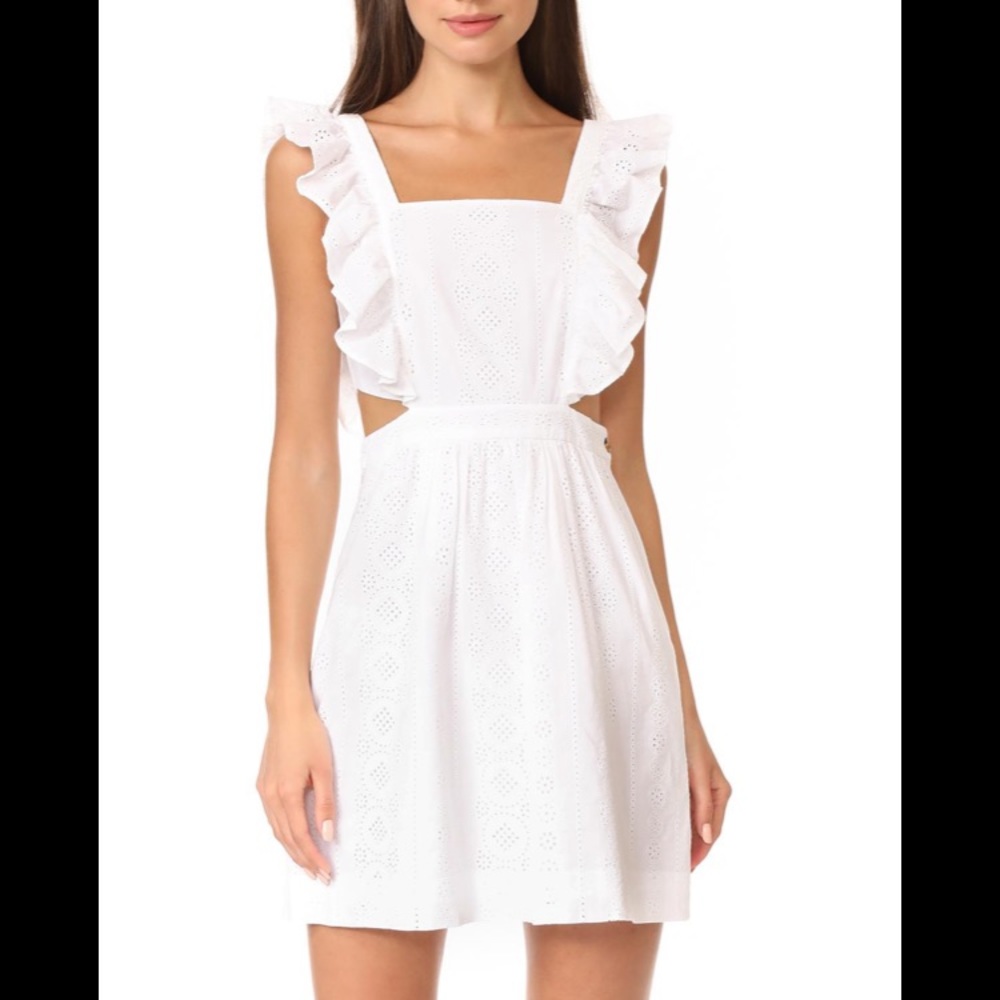 Madewell eyelet cut-out dress